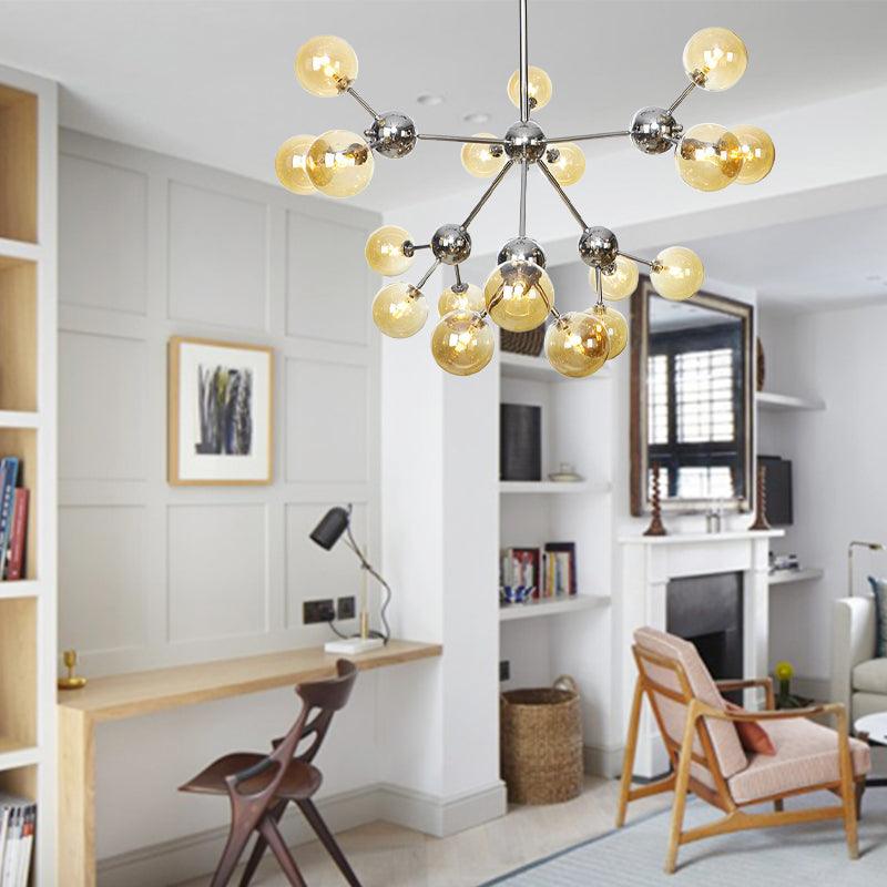 13"/27.5"/34" W Orbit Shade Hanging Chandelier Light - Rebooters