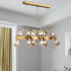 Tubular Chandelier Lamp Traditionary Beveled Crystal Pendant Light - Rebooters