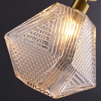 1 Bulb Hexagonal Semi Flush Light Minimalist Ceiling Lamp | Rebooters - Rebooters