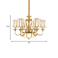 6 Heads Chandelier Lighting Colony Sputnik Metal Gold Shade - Rebooters