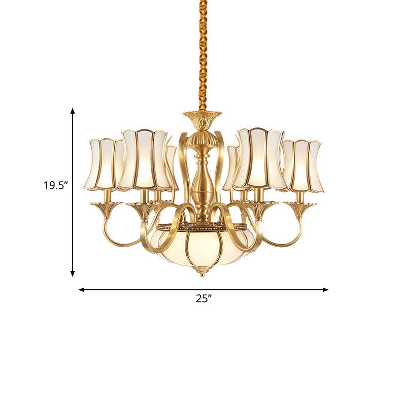 6 Heads Chandelier Lighting Colony Sputnik Metal Gold Shade - Rebooters