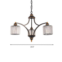 Curved Arm Living Room Chandelier Light Clear Crystal Fixture - Rebooters