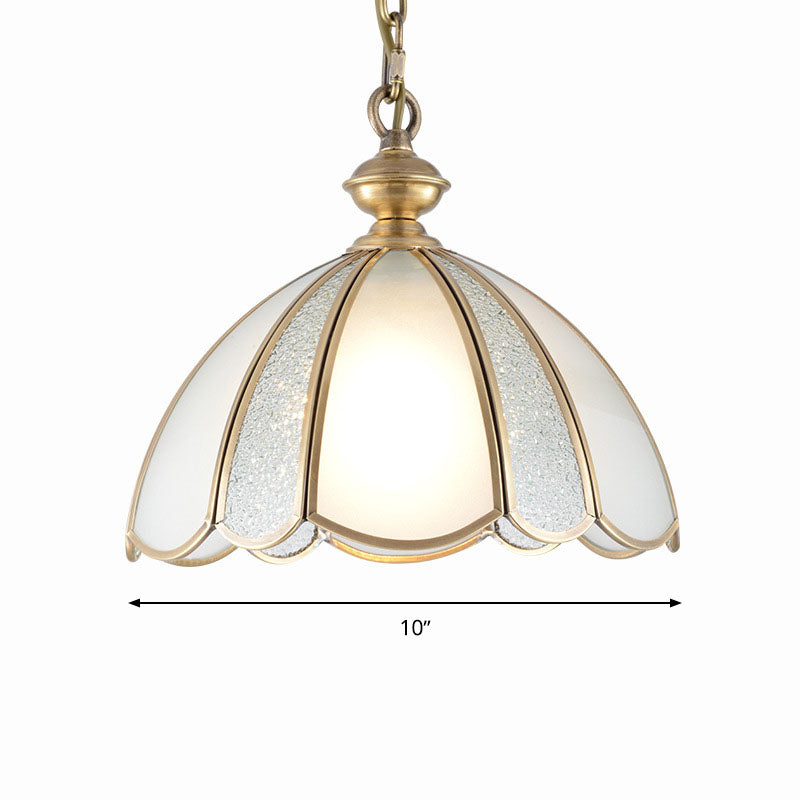 1 Bulb Ceiling Pendant Light Colonialism Kitchen Hanging Lamp | Rebooters - Rebooters