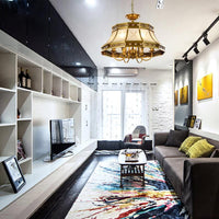 4 Bulbs Sandblasted Glass Chandelier Colonial Brass Bell - Rebooters