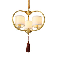 3/6 Lights Dining Room Chandelier Lamp Traditional Brass Ceiling Light - Rebooters