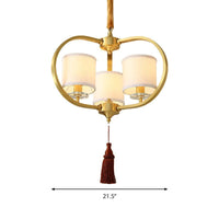 3/6 Lights Dining Room Chandelier Lamp Traditional Brass Ceiling Light - Rebooters