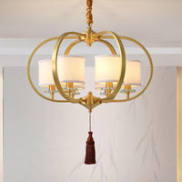 3/6 Lights Dining Room Chandelier Lamp Traditional Brass Ceiling Light - Rebooters