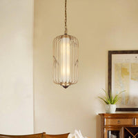 Birdcage Dining Room Chandelier Lighting Classic Stylish Metal 2 Lights Gold - Rebooters