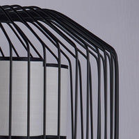 5 Lights Dining Room Hanging Chandelier Classic Black Pendant Light - Rebooters