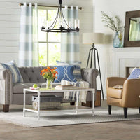 Black 5 Lights Pendant Chandelier Vintage Clear Glass Fixture - Rebooters