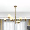 Gold Sputnik Chandelier Lighting Postmodern Metal Lamp - Rebooters