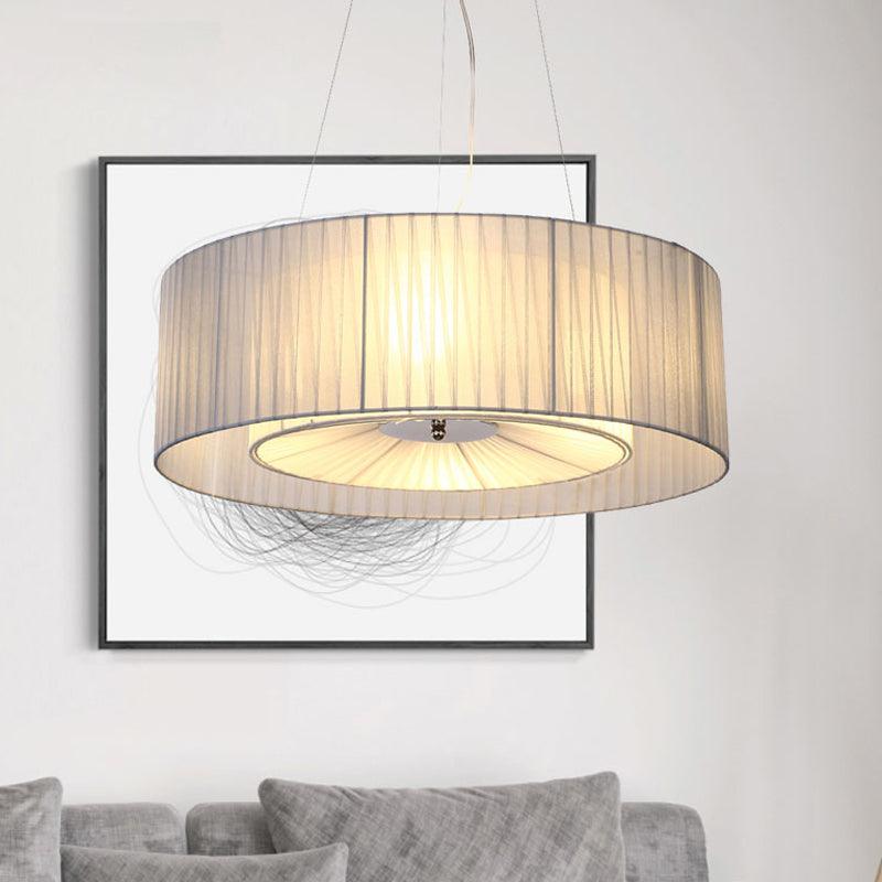 4 Lights Dining Room Chandelier Lighting Modernism Light Blue Pendant Light Fixture - Rebooters