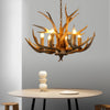 Resin Branch Pendant Chandelier Rustic 6/8/12 Bulbs Brown - Rebooters