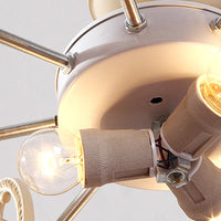 31.5"/37.5" Wide Cone Stained Glass Pendant Chandelier - Rebooters