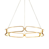 23.5"/31.5" Wide Gold LED Pendant Chandelier Light - Rebooters