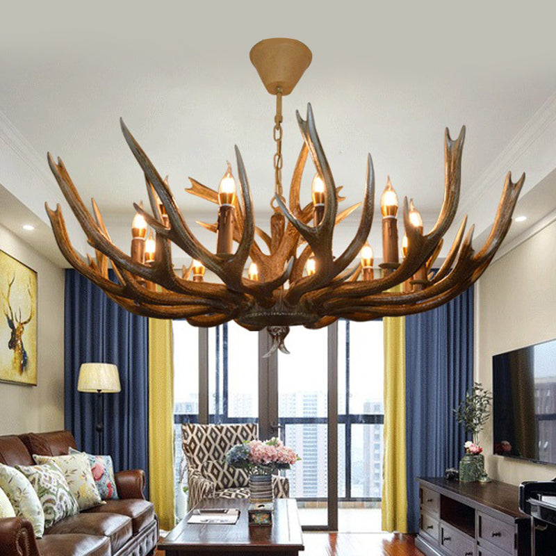Branch Resin Pendant Chandelier Cottage 6/8/12 Heads Light - Rebooters