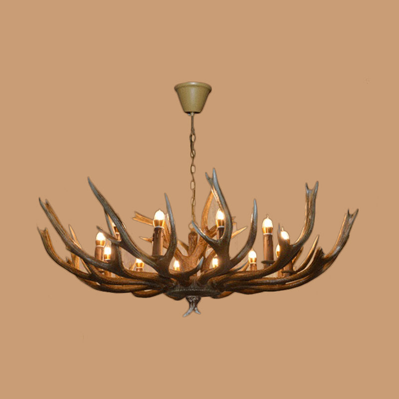 Branch Resin Pendant Chandelier Cottage 6/8/12 Heads Light - Rebooters
