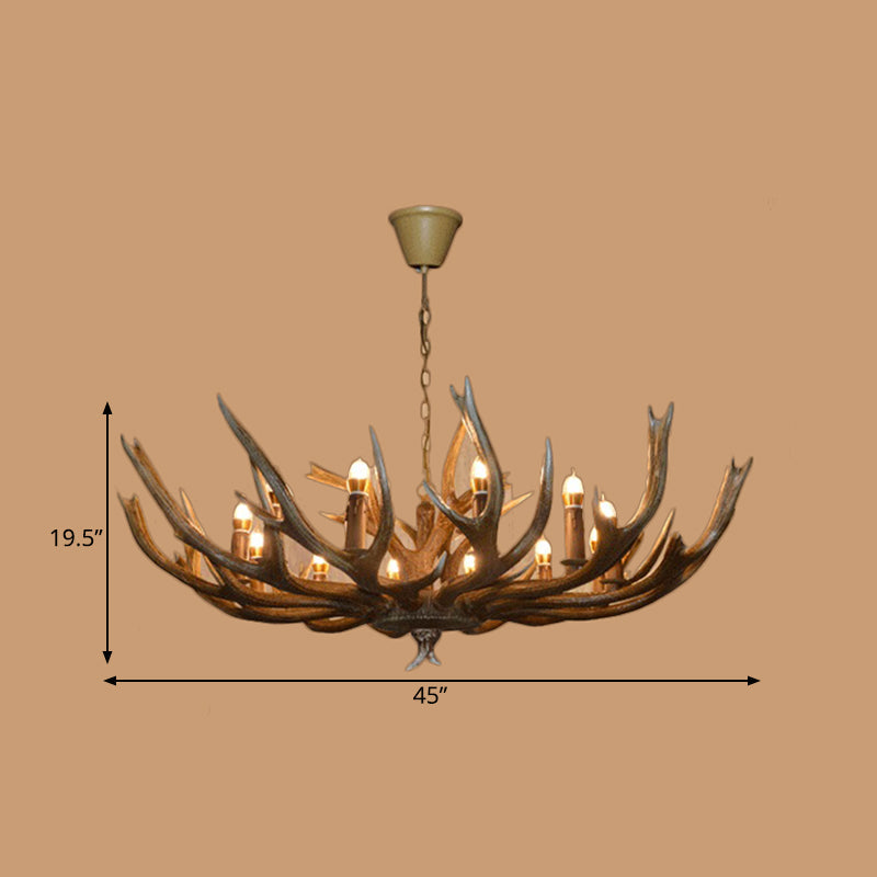 Branch Resin Pendant Chandelier Cottage 6/8/12 Heads Light - Rebooters