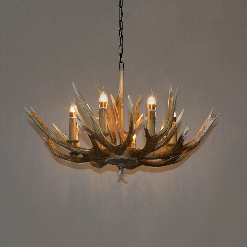 Branch Resin Pendant Chandelier Cottage 6/8/12 Heads Light - Rebooters