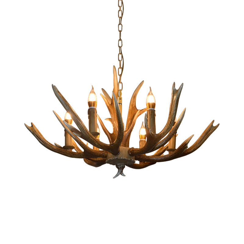 Branch Resin Pendant Chandelier Cottage 6/8/12 Heads Light - Rebooters