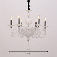 12 Heads Chandelier Lamp Rural Swirling Arm Ceiling Light - Rebooters