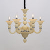 10 Bulbs Candle Chandelier Pendant Light Traditionary Glass Lamp - Rebooters