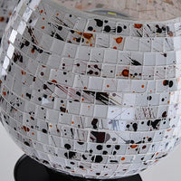 Arched Stained Glass Pendant Chandelier Mediterranean 4 Lights - Rebooters