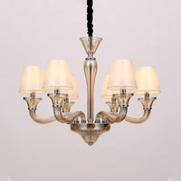 6/8/12 Heads Chandelier Lighting Traditional Fabric Light - Rebooters