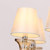6/8/12 Heads Chandelier Lighting Traditional Fabric Light - Rebooters