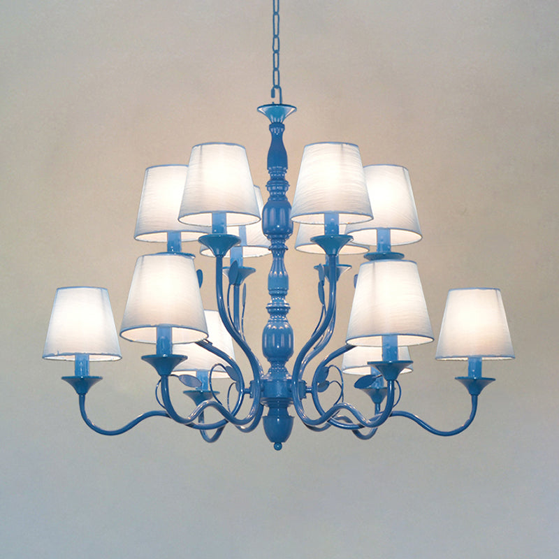 Metal Branch Ceiling Chandelier Antique 10/12/16 Heads Light - Rebooters