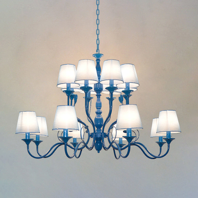 Metal Branch Ceiling Chandelier Antique 10/12/16 Heads Light - Rebooters