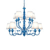 Metal Branch Ceiling Chandelier Antique 10/12/16 Heads Light - Rebooters