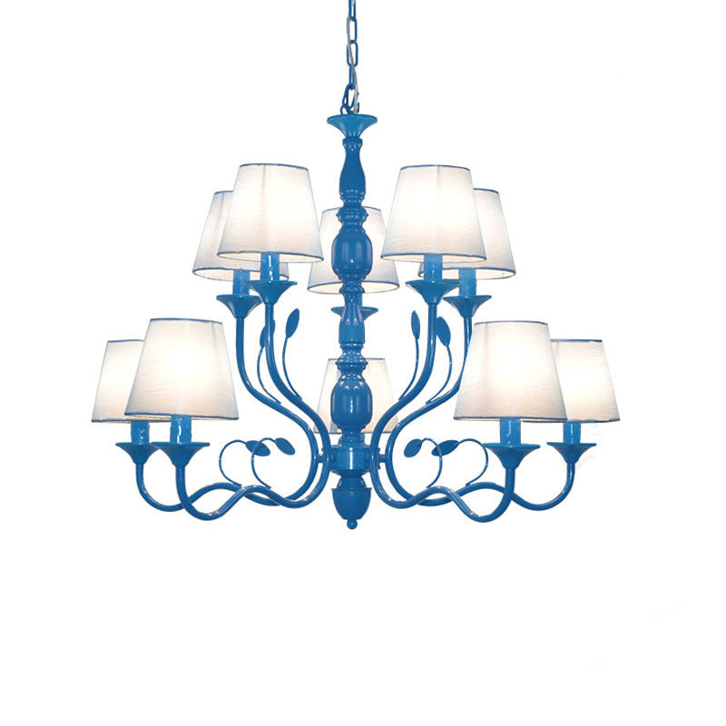Metal Branch Ceiling Chandelier Antique 10/12/16 Heads Light - Rebooters