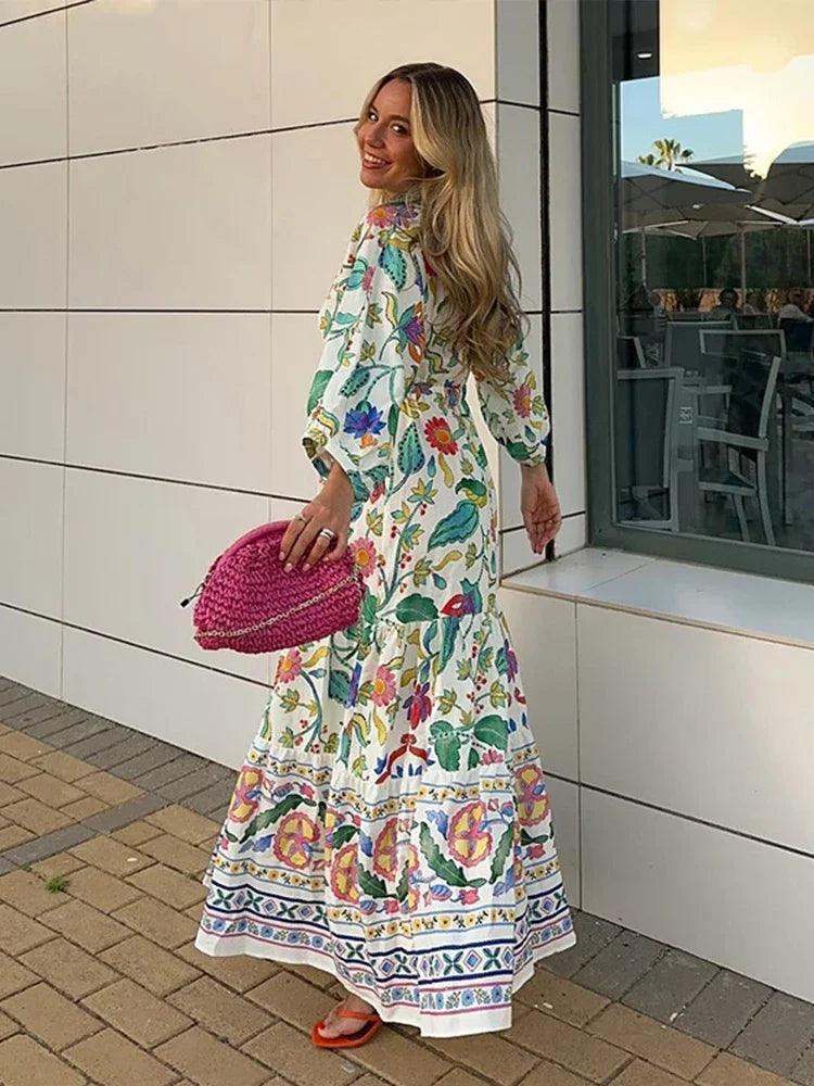 Lilliana Women's Maxi Dress for Effortless Bohemian Style - Rebooters -Women's Dresses