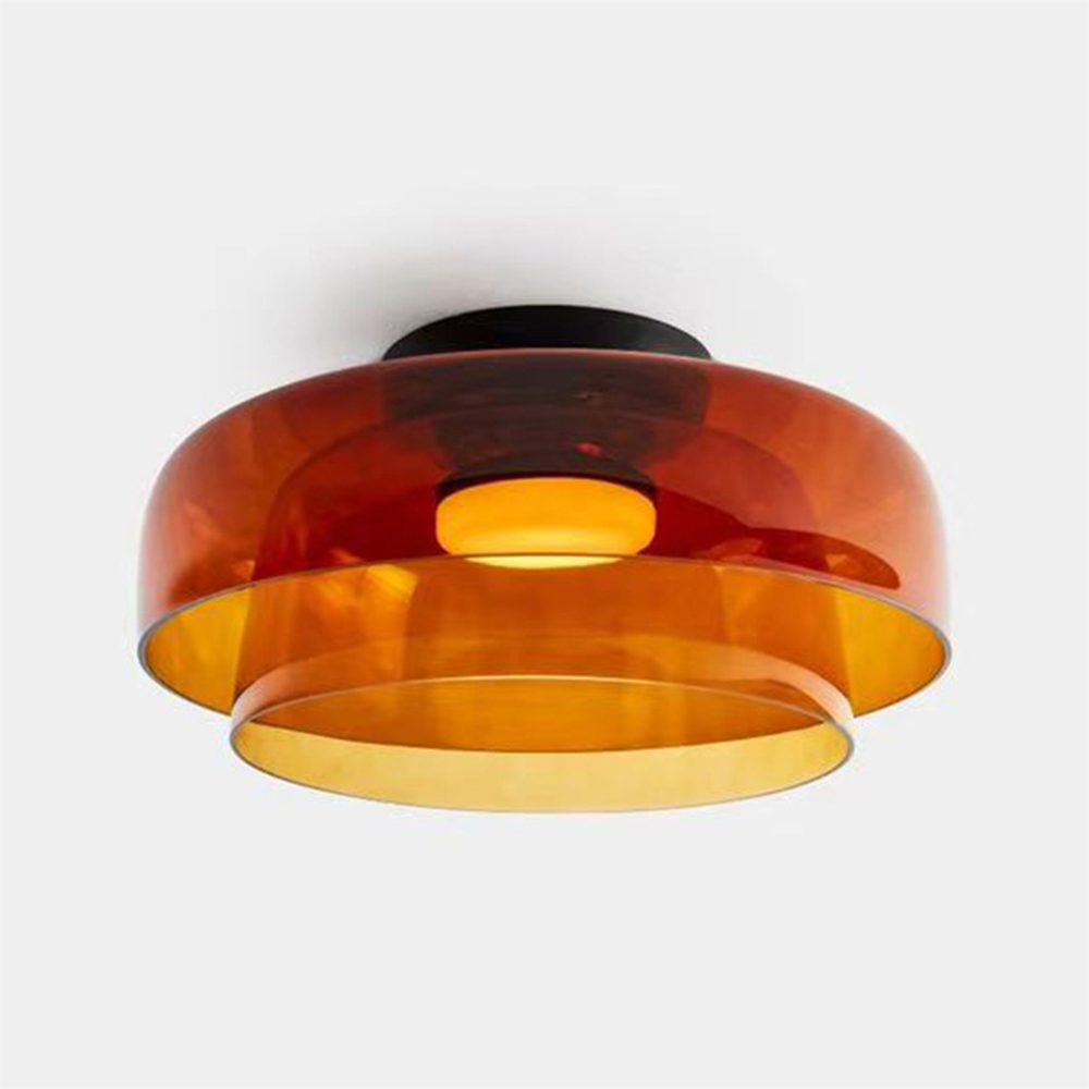 Modern Creative Color Double Glass Ceiling Lamp Design - Rebooters