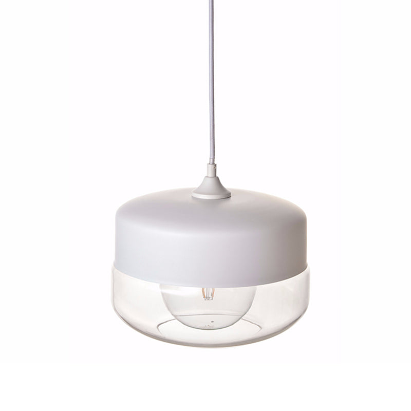 1 Head Bedroom Pendant Light Modern White Ceiling Suspension Lamp | Rebooters - Rebooters