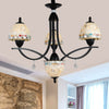 White Dome Chandelier Lighting Fixture Baroque 7/9 Lights - Rebooters