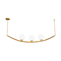 2/3 Lights Dining Room Chandelier Lamp Fixture Modernism Gold Finish Hanging Ceiling Light - Rebooters
