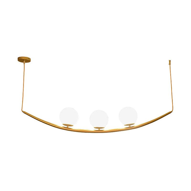 2/3 Lights Dining Room Chandelier Lamp Fixture Modernism Gold Finish Hanging Ceiling Light - Rebooters