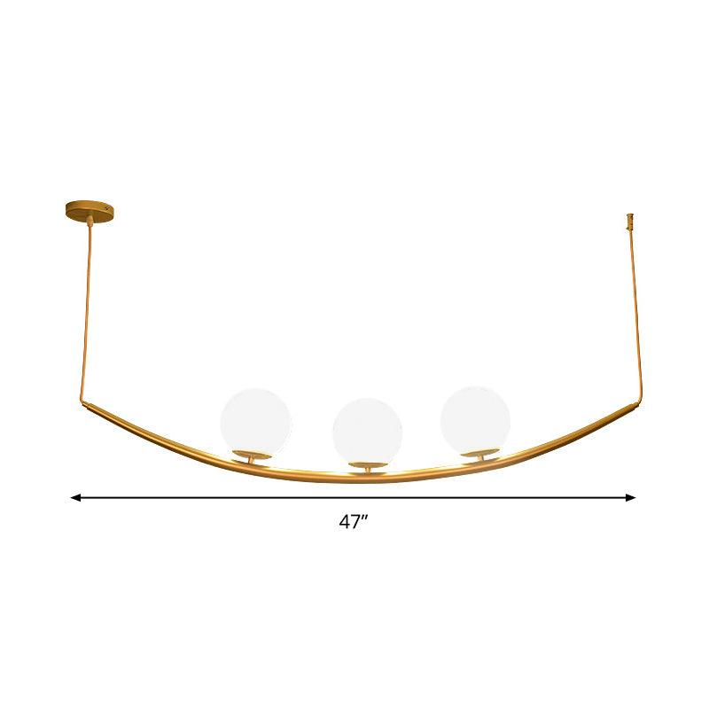 2/3 Lights Dining Room Chandelier Lamp Fixture Modernism Gold Finish Hanging Ceiling Light - Rebooters