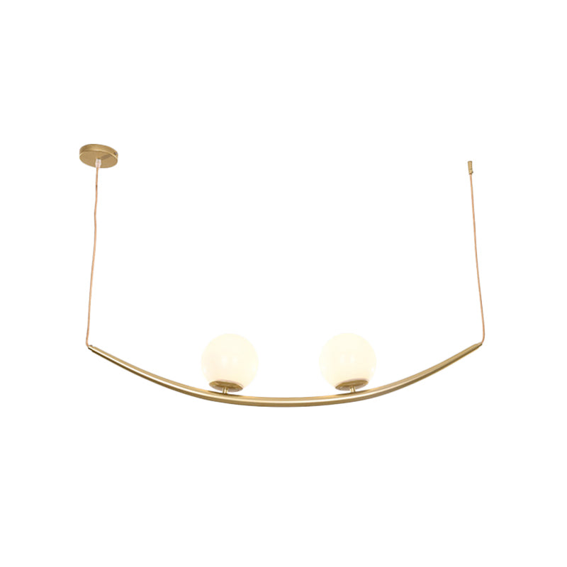 2/3 Lights Dining Room Chandelier Lamp Fixture Modernism Gold Finish Hanging Ceiling Light - Rebooters