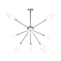 9/12/15-Light Living Room Hanging Chandelier Lamp Industrial Amber Clear Pendant Light - Rebooters