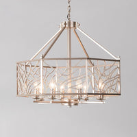 Candlestick Living Room Chandelier Minimalism Crystal 6 Lights - Rebooters