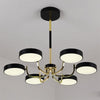 Scandinavian Round Hanging Chandelier Acrylic 6 Lights Fixture - Rebooters