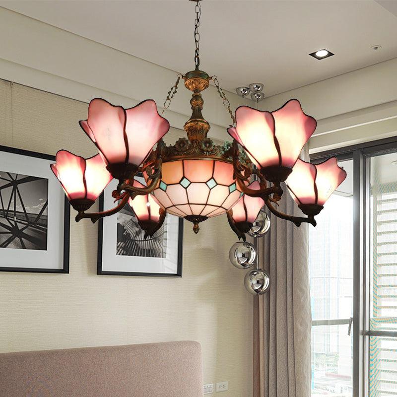 7/9 Lights Living Room Chandelier Baroque Black Pendant Light - Rebooters