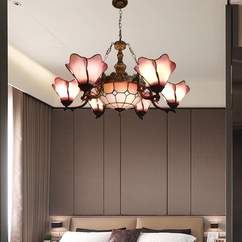 7/9 Lights Living Room Chandelier Baroque Black Pendant Light - Rebooters