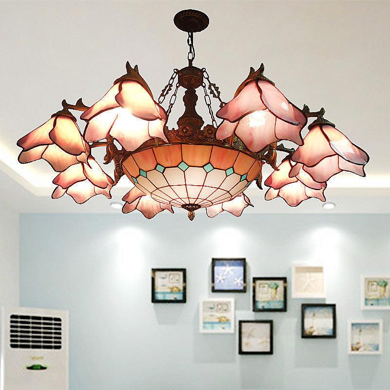 7/9 Lights Living Room Chandelier Baroque Black Pendant Light - Rebooters