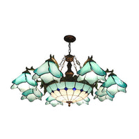 7/9 Lights Living Room Chandelier Baroque Black Pendant Light - Rebooters