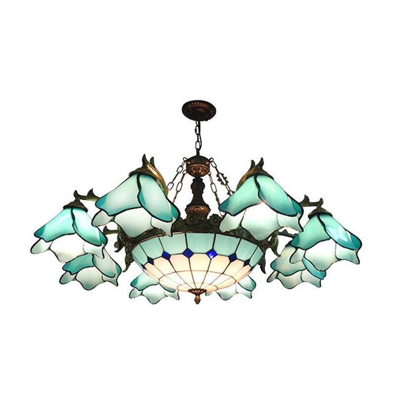 7/9 Lights Living Room Chandelier Baroque Black Pendant Light - Rebooters