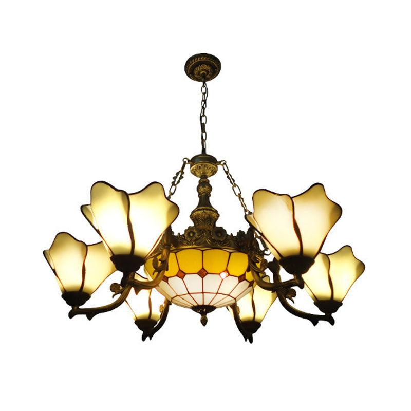 7/9 Lights Living Room Chandelier Baroque Black Pendant Light - Rebooters